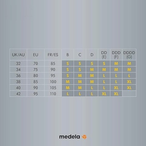 MEDELA Ultimate Bodyfit biustonosz do karmienia S MEDELA Ultimate Bodyfit biustonosz do karmienia S