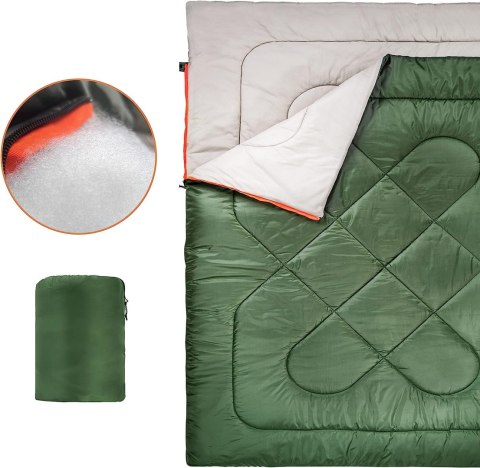 AMAZON BASICS Śpiwór 221 x 150 cm AMAZON BASICS Śpiwór 221 x 150 cm