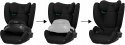 CYBEX Silver fotelik Pallas B2 i-Size, ISOFIX, Grupa 1/2/3 (9-50 kg), Black