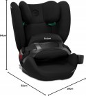 CYBEX Silver fotelik Pallas B2 i-Size, ISOFIX, Grupa 1/2/3 (9-50 kg), Black