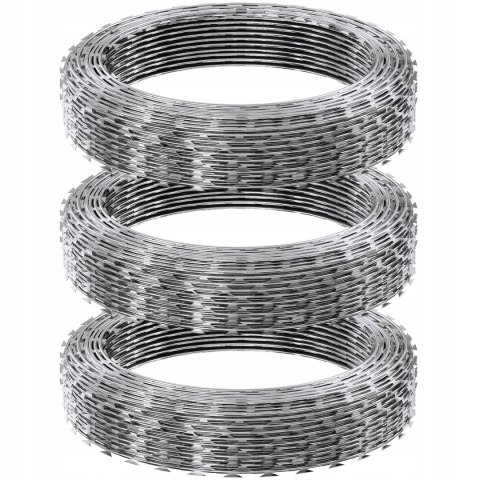 Drut kolczasty ocynkowany Vevor 45 m x 482 mm