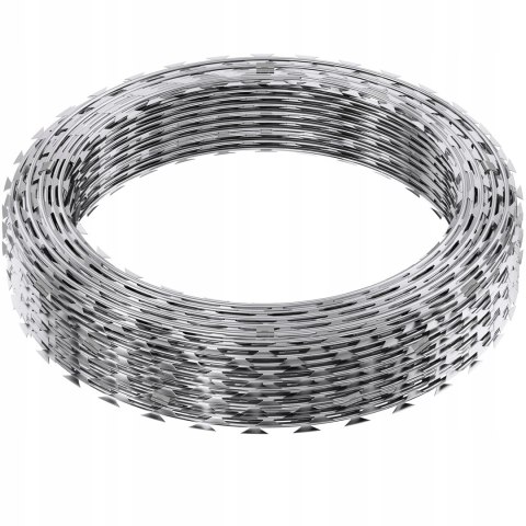 Drut kolczasty ocynkowany Vevor 45 m x 482 mm