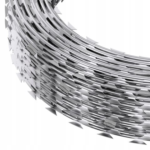 Drut kolczasty ocynkowany Vevor 45 m x 482 mm