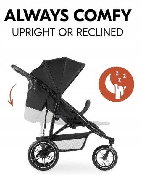HAUCK RAPID 3 AIR Wózek spacerowy do 22 kg - Black HAUCK RAPID 3 AIR Wózek spacerowy do 22 kg - Black