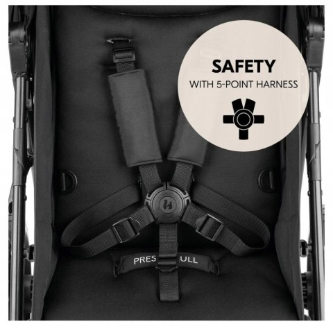 HAUCK RAPID 3 AIR Wózek spacerowy do 22 kg - Black HAUCK RAPID 3 AIR Wózek spacerowy do 22 kg - Black