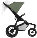 LIONELO AZURA Wózek do biegania od 6 miesięcy do 22 kg GREEN FOREST