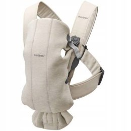 Nosidełko BABYBJORN MINI 3D Jersey, Jasny beż