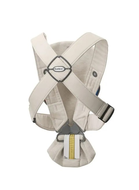 Nosidełko BABYBJORN MINI 3D Jersey, Jasny beż Nosidełko BABYBJORN MINI 3D Jersey, Jasny beż