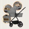 LIONELO MERIL Wielofunkcyjny wózek dziecięcy 3 w 1 GREY STONE
