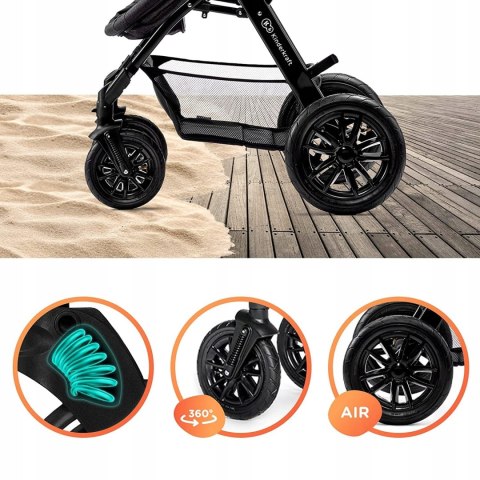 Wózek 3w1 Kinderkraft MOOV CT Black Wózek 3w1 Kinderkraft MOOV CT Black
