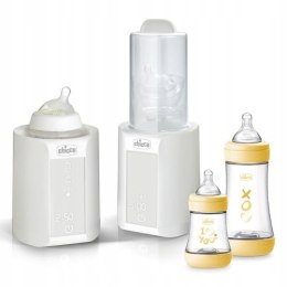 Chicco Podgrzewacz elektryczny sterylizator + 2 butelki 150cm i 240ml