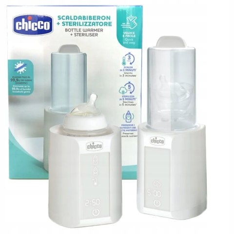 Chicco Podgrzewacz elektryczny sterylizator + 2 butelki 150cm i 240ml Chicco Podgrzewacz elektryczny sterylizator + 2 butelki 150cm i 240ml