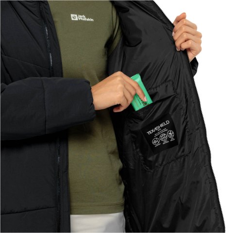 Damski Płaszcz Ocieplany Jack Wolfskin KAROLINGER LONG COAT M Damski Płaszcz Ocieplany Jack Wolfskin KAROLINGER LONG COAT M