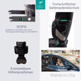 Urban Kanga Wallaroo Lite ISOFIX 15-36 kg black