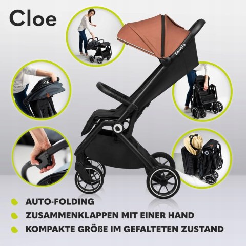 Wózek spacerowy do 22kg DUŻE KOŁA Lionelo Cloe Wózek spacerowy do 22kg DUŻE KOŁA Lionelo Cloe