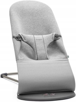 BabyBjorn Leżaczek Bliss + pałąk z zabawkami jasnoszary