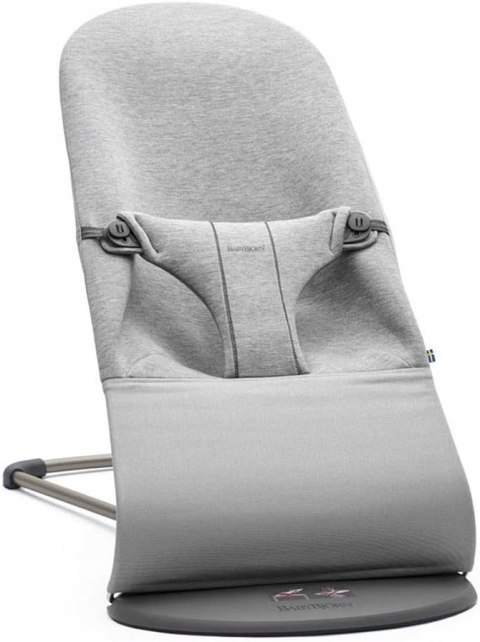 BabyBjorn Leżaczek Bliss + pałąk z zabawkami jasnoszary BabyBjorn Leżaczek Bliss + pałąk z zabawkami jasnoszary