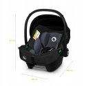 Fotelik samochodowy Lionelo ASTRID i-Size 40-87 cm Czarno-szary