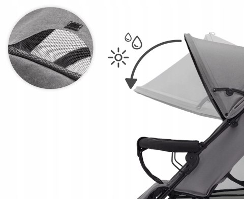 Wózek spacerowy Kinderkraft Tik szary Wózek spacerowy Kinderkraft Tik szary