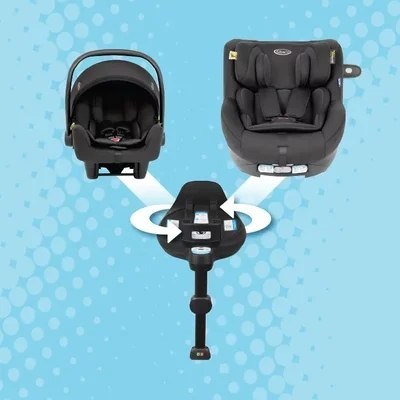 Baza Graco SnugTurn i-Size R129 z możliwością obrotu o 360° Baza Graco SnugTurn i-Size R129 z możliwością obrotu o 360°