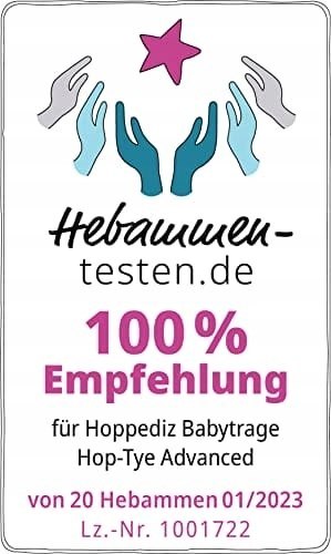 Hoppediz Hop-Tye Advanced nosidełko dla noworodków 4w1 do 20kg Hoppediz Hop-Tye Advanced nosidełko dla noworodków 4w1 do 20kg