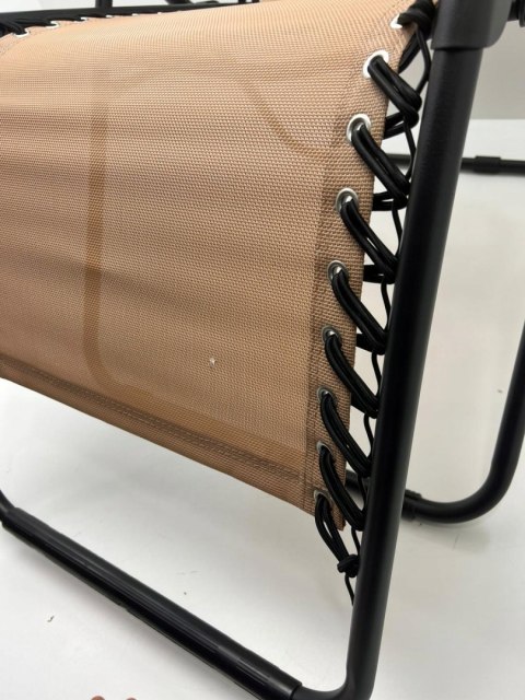 Leżak metal beżowy Amazon