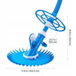 VEVOR Odkurzacz Basenowy Z Funkcją Ssania 12 Węży I Uszczelniona Przyssawka