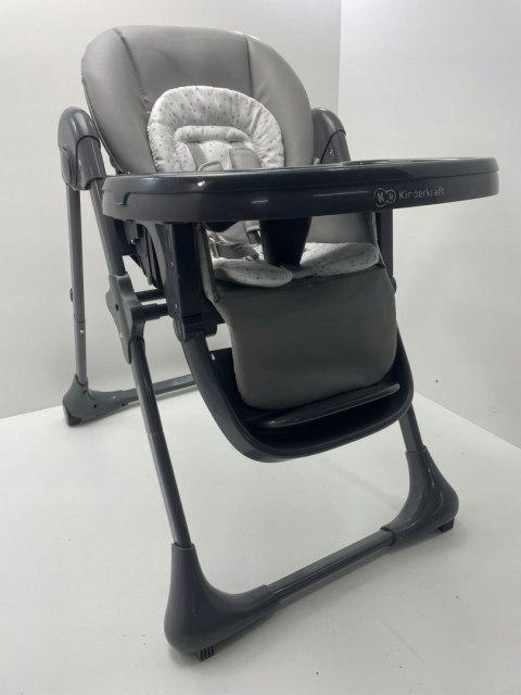 Kinderkraft TUMMIE 2 w 1 krzesełko do karmienia szare Kinderkraft TUMMIE 2 w 1 krzesełko do karmienia szare