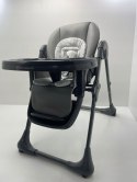 Kinderkraft TUMMIE 2 w 1 krzesełko do karmienia szare Kinderkraft TUMMIE 2 w 1 krzesełko do karmienia szare