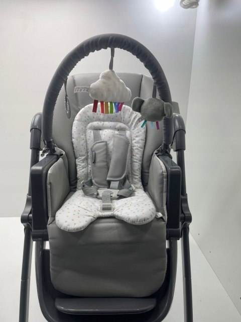 Kinderkraft TUMMIE 2 w 1 krzesełko do karmienia szare Kinderkraft TUMMIE 2 w 1 krzesełko do karmienia szare