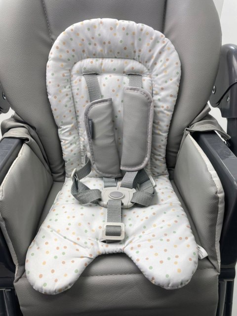 Kinderkraft TUMMIE 2 w 1 krzesełko do karmienia szare Kinderkraft TUMMIE 2 w 1 krzesełko do karmienia szare