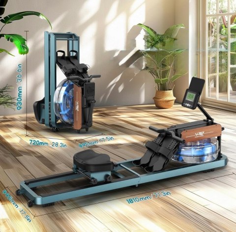 Wioślarz wodny Vowvit, składany z monitorem Bluetooth