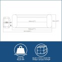 Bestway Lay-Z-Spa hollywood 4-6osLED 60059