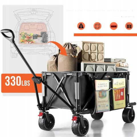 Składany Wózek Terenowy Overmont 150L