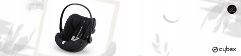 Fotelik dziecięcy CYBEX Gold Cloud G i-Size Plus z wkładką , Moon Black
