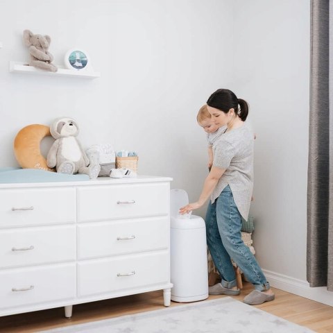 Angelcare - Pojemnik kosz na pieluchy Dress Up + 3 wkłady