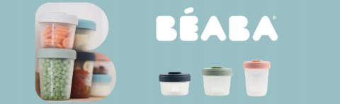 BEABA Zestaw 12 pojemników do przechowywania i 2 łyżki do karmienia