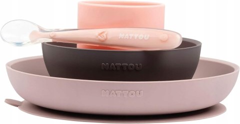 Zestaw naczyń silikon Nattou