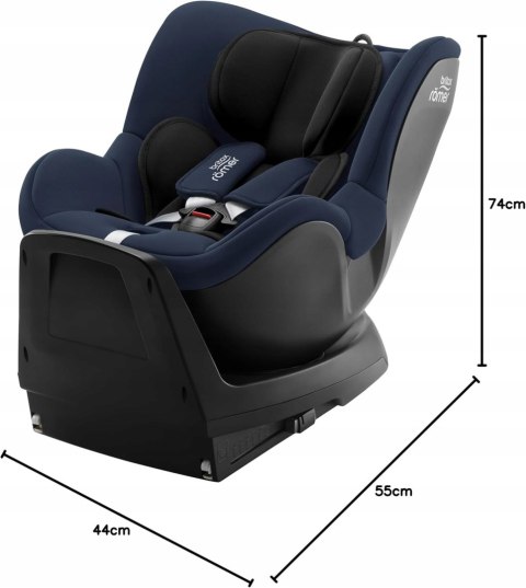 BRITAX ROMER DUALFIX PLUS fotelik obracany o 360° Night Blue