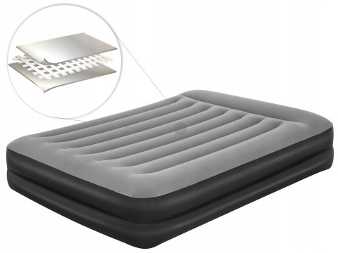 Materac dwuosobowy Bestway 203 x 152 x 46 cm szary