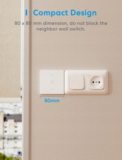 Przełącznik Meross Mrs100 Biały 4 Sztuki