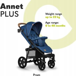 Wózek spacerowy Lionelo Annet Plus Blue