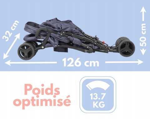 BAMBISOL WÓZEK SPACEROWY BLIŹNIACZY