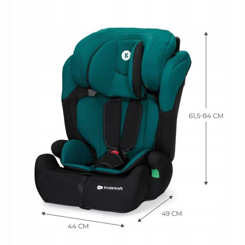 Fotelik samochodowy Kinderkraft COMFORT UP I-SIZE Green 9-36 kg