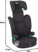 Graco Eldura i-Size - Black 76-150 cm