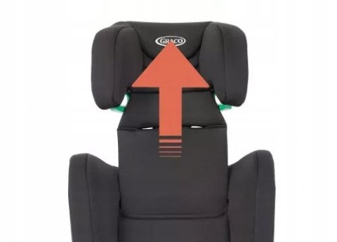 Graco Eldura i-Size - Black 76-150 cm