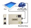 VEVOR pompa ciepła SPA 9 kW Termostat do ogrzewania basenu 380 V