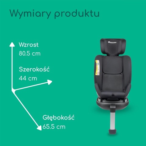 EvolveFix Plus i-Size 0-36 RWF Bebeconfort Black