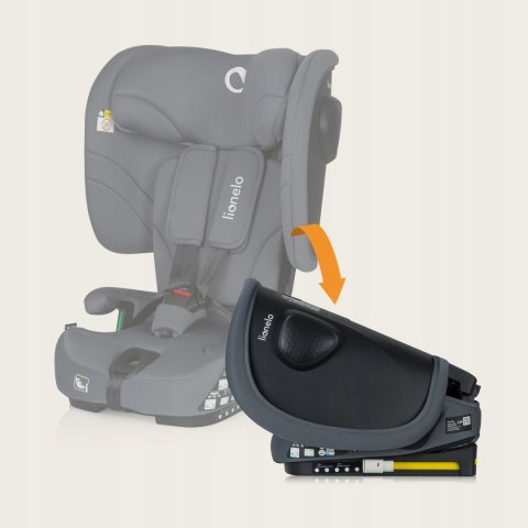 Fotelik samochodowy 76-150 cm ISOFIX 9-36kg regulacja oparcia Lionelo Nelly