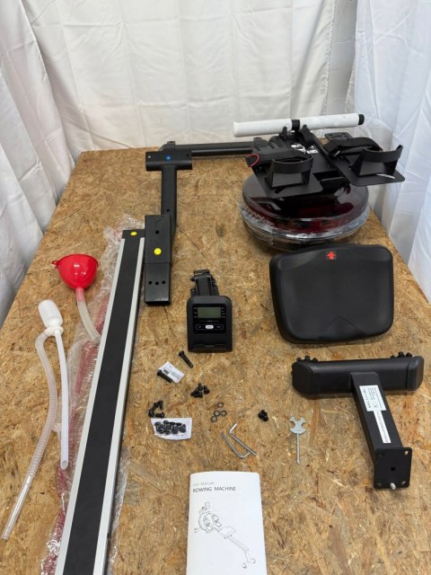 JOROTO Wioślarz wodny do domowej siłowni, zwiększony opór nachylenia 50°